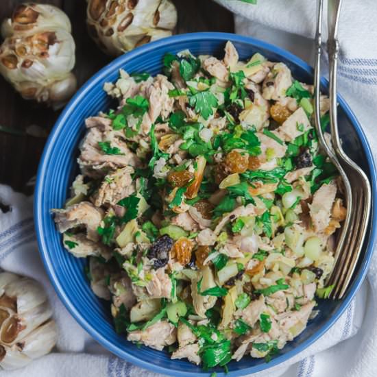Healthy Mediterranean Chicken Salad