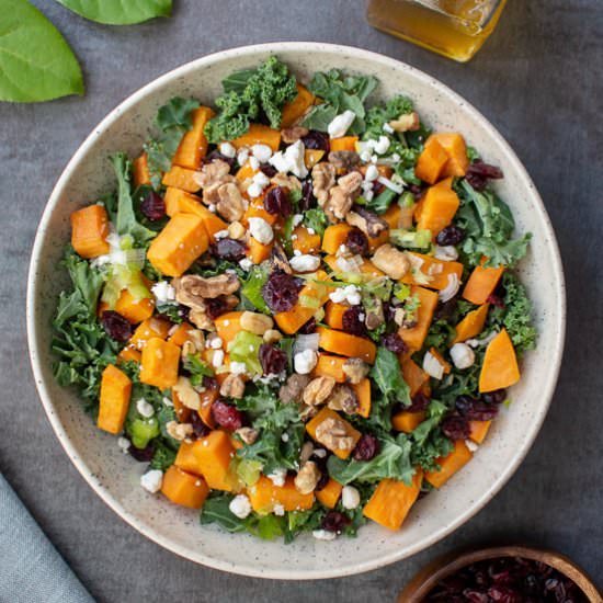 Sweet Potato Kale Salad