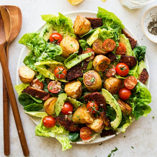 Vegan BLT salad