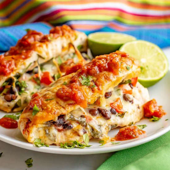 Cheesy Mexican stuffed chicken