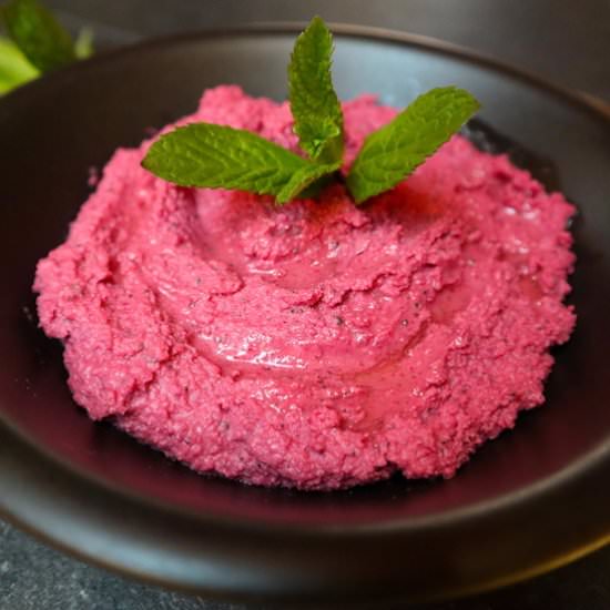 Pink Beetroot Hummus