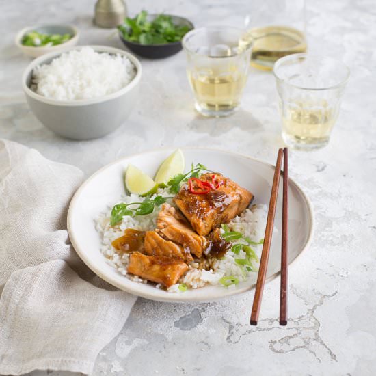 Vietnamese caramel salmon