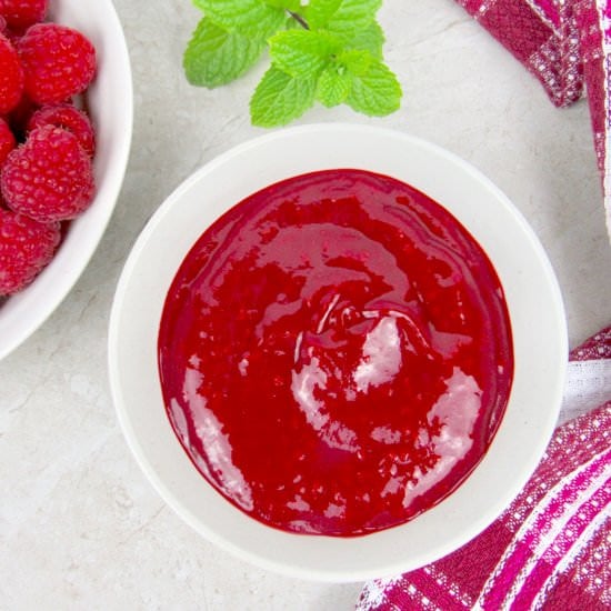 Raspberry Sauce-Keto/Low Carb