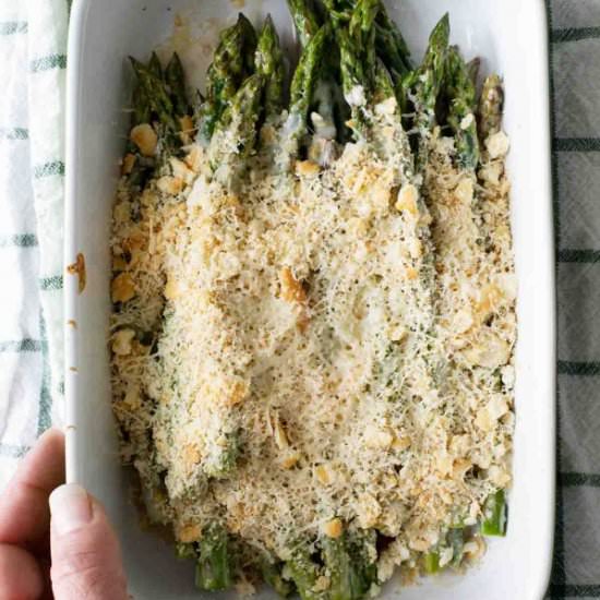 Creamy Baked Asparagus