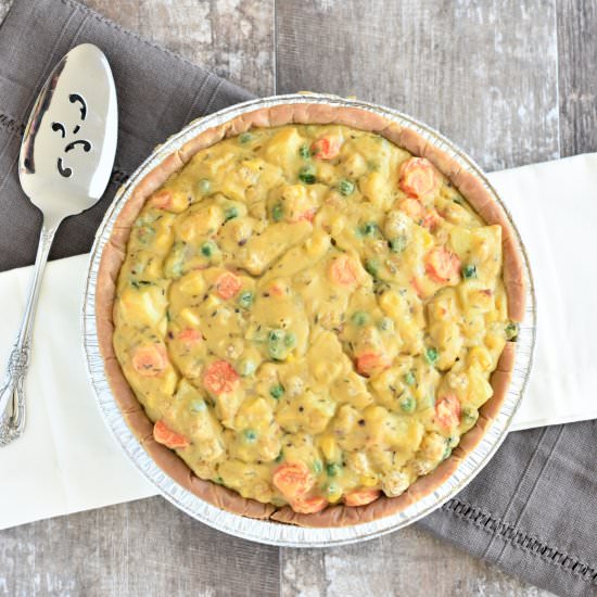 Open-Faced Vegan Pot Pie