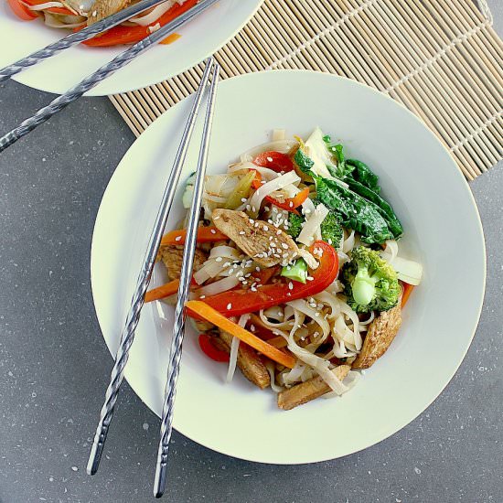 Chicken Teriyaki Noodle Bowl