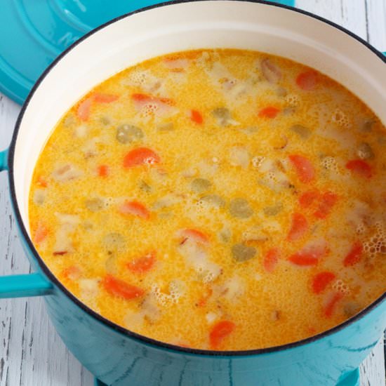 Light fish soup