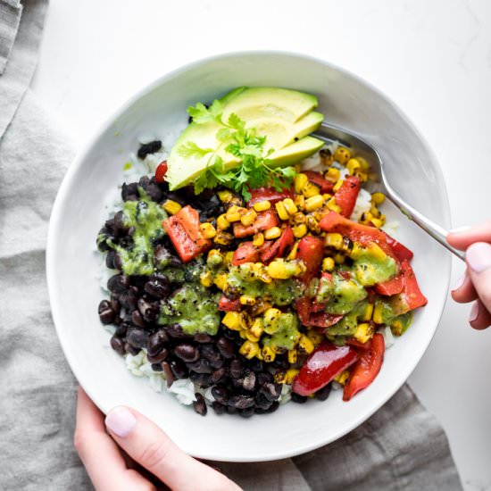 15-Minute Vegan Burrito Bowl