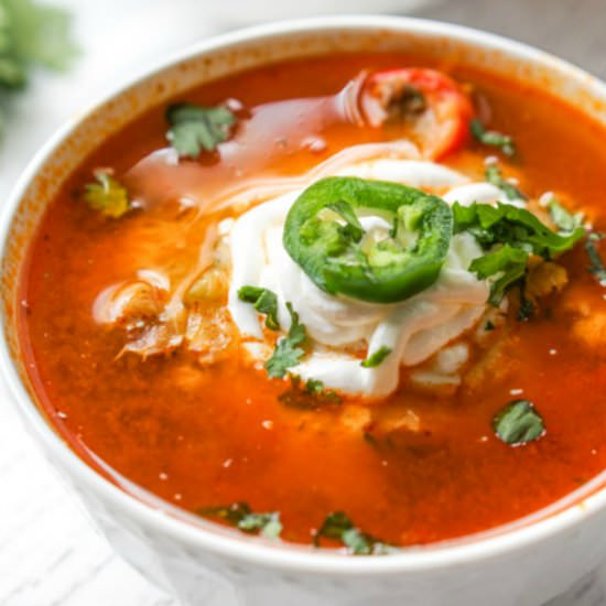Low Carb Instant Pot Fajita Soup