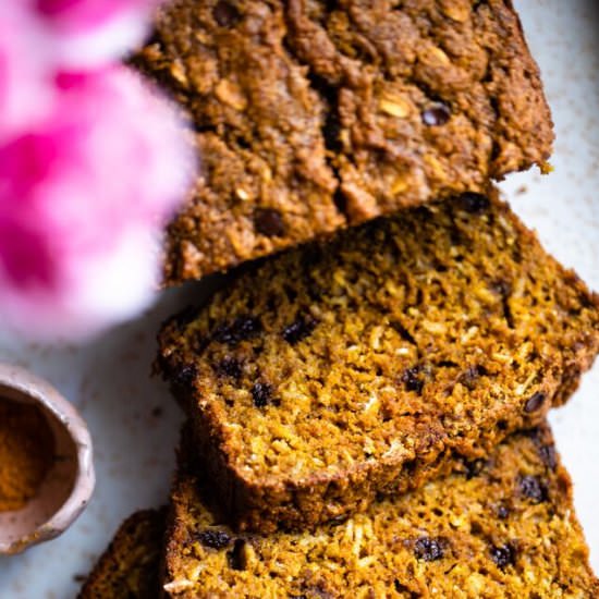 Turmeric Chocolate Chip Bread