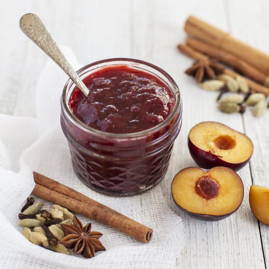 Roasted Spiced Plum Jam