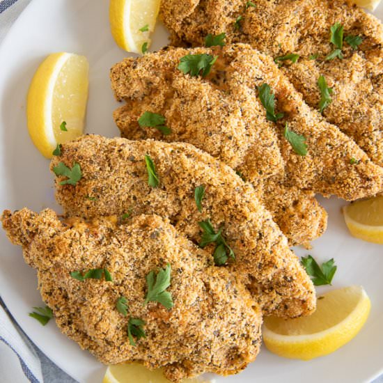 Healthy Chicken Schnitzel