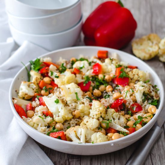 Mediterranean Cauliflower Salad