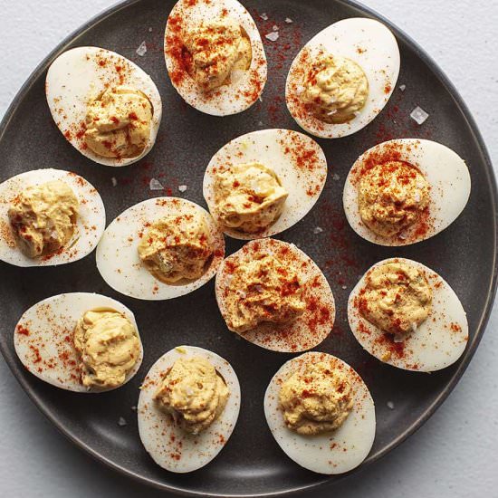 Smoky Keto Deviled Eggs