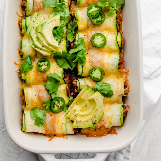Zucchini Enchiladas