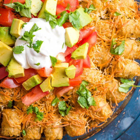 Taco Tater Tot Casserole