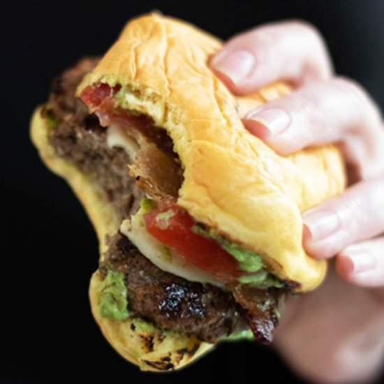 Spicy Caprese Burgers