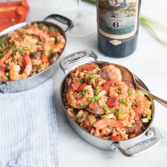 Creole Style Shrimp Jambalaya