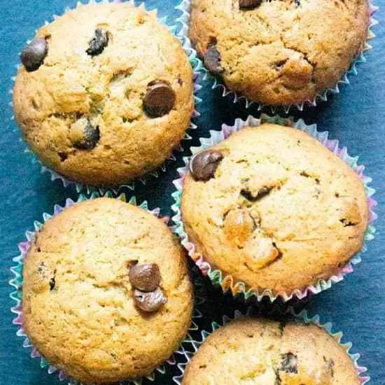 Zucchini Chocolate Chip Muffins