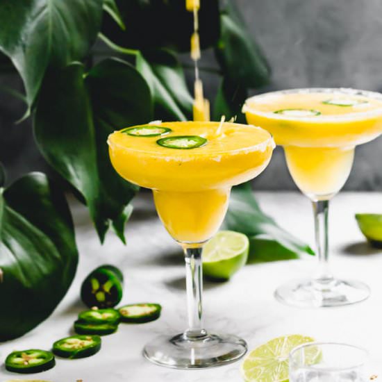 Jalapeño Mango Margaritas
