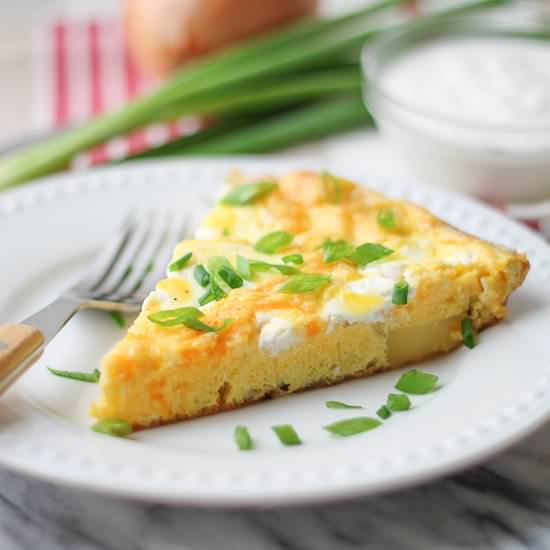 Sour Cream & Onion Frittata