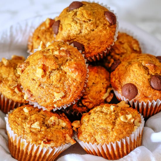 OATMEAL BANANA BREAD MUFFINS