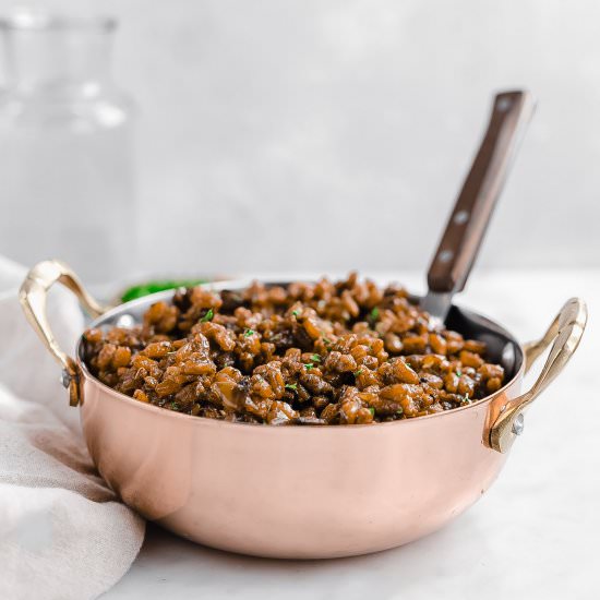 Onion Parsley Toasted Farro
