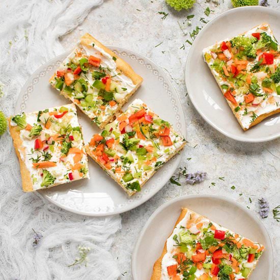 Ranch Veggie Pizza Appetizer