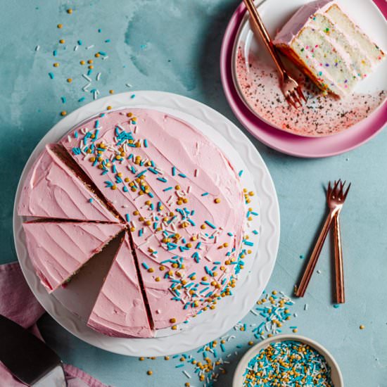 Funfetti Layered Cake