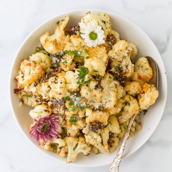 Parmesan Roasted Cauliflower