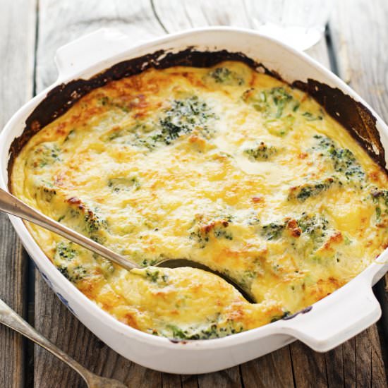 (Paleo) Broccoli au Gratin