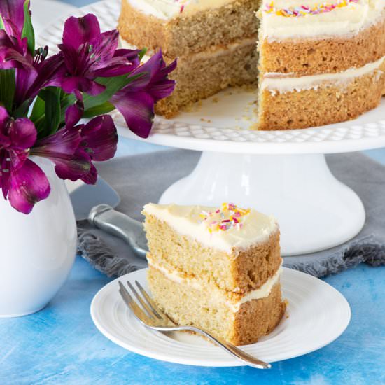 Vegan Vanilla Cake
