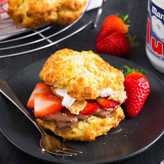Strawberry S’mores Shortcakes