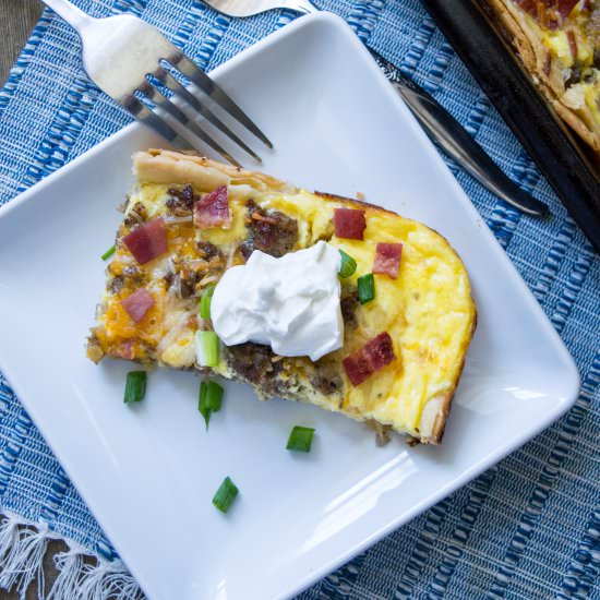 Meat Lovers Breakfast Bake Slab