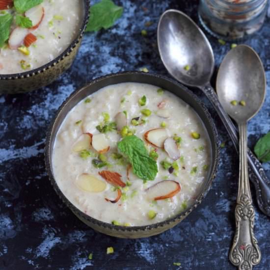 Gobind Bhog Kheer (Rice Pudding)
