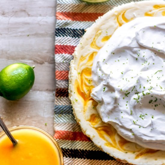 Mango Margarita Cheesecake