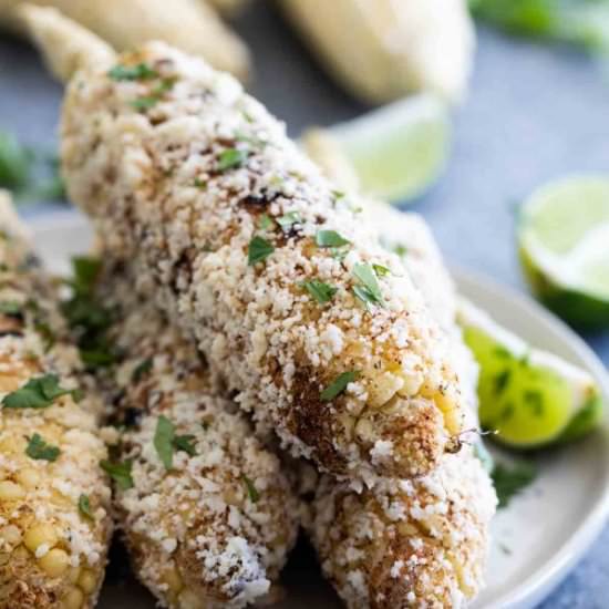 Mexican Grilled Corn on the Cob