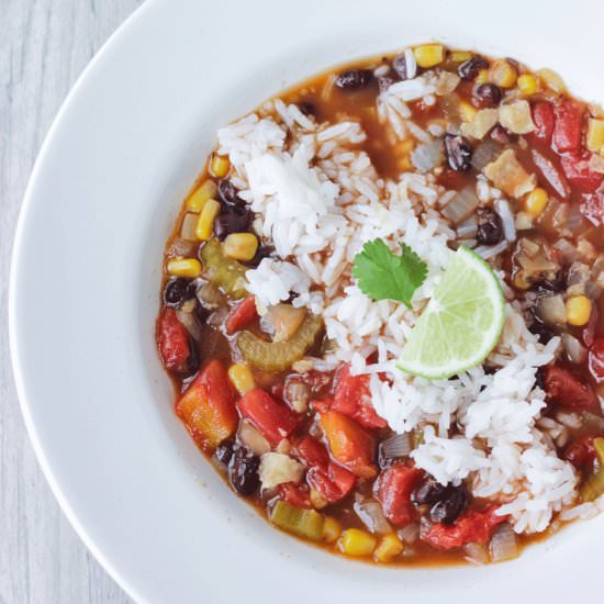 Black Bean Tortilla Soup