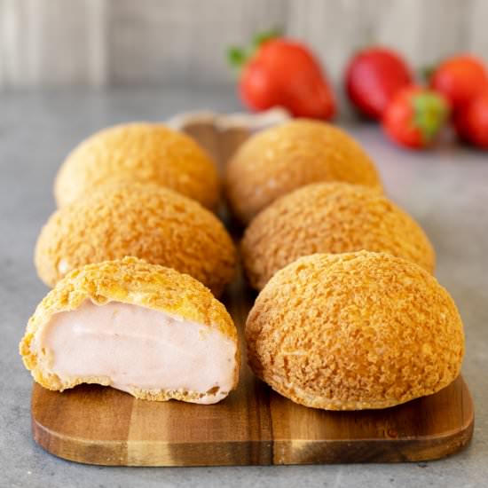Strawberry Cream Puffs