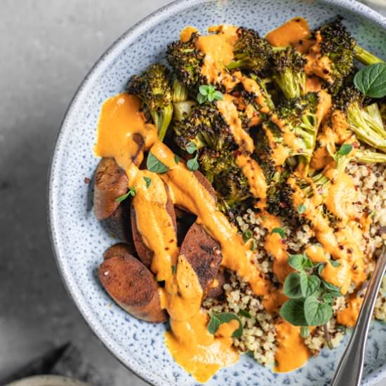 Roasted Broccoli Buddha Bowls