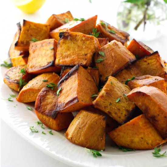 roasted sweet potatoes