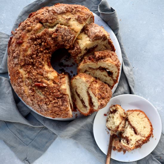yogurt coffee cake with streusel
