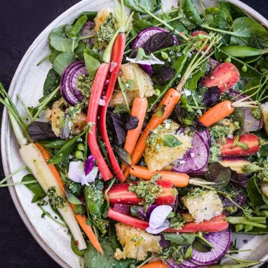 Spring Pea and Carrot Salad