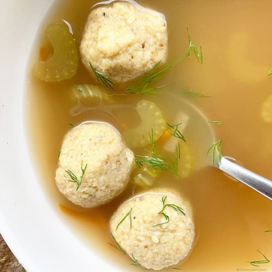 Slow Cooker Matzo Ball Soup