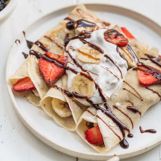 Classic Vegan French Crepes
