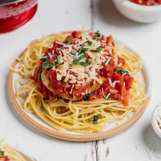 Easy Vegan Chicken Parmesan
