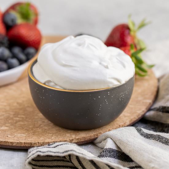 Vegan Coconut Whipped Cream