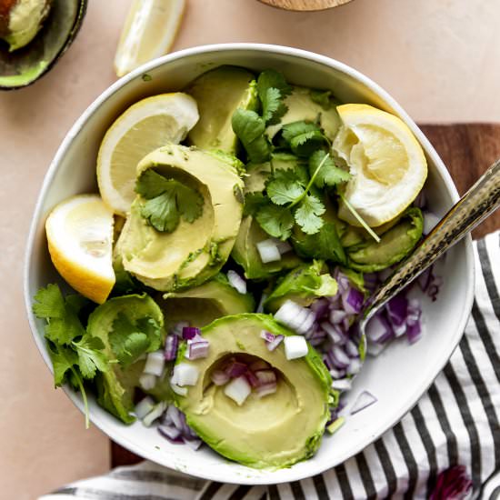 5 Ingredient Guac & Homemade Chips