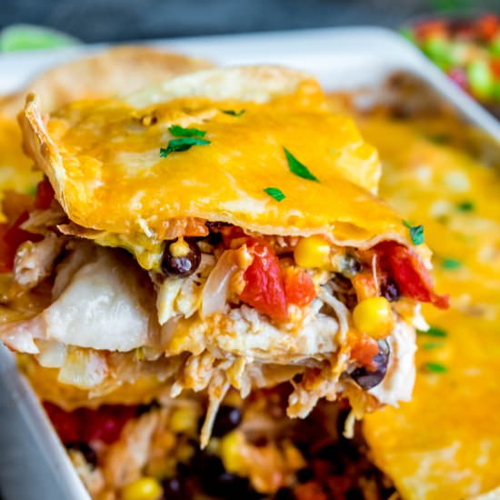 CHICKEN TORTILLA CASSEROLE