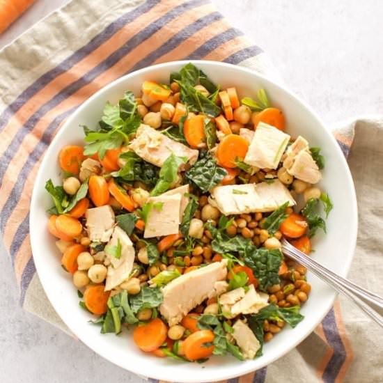 Lentil Salad with Tuna